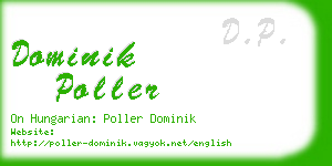 dominik poller business card